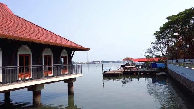 In Kerala&rsquo;s historic Mattancherry, this Kochi Water Metro terminal blends cultural legacy with modern function, linking islands to the mainland via a heritage-inspired integrated transport system.
