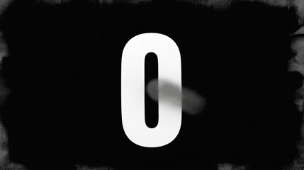 Black white photogram letter airbrushed typography design abstract dark background creative font style graphic visual graphic element