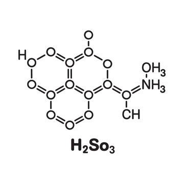 Molecular structure of ascorbic acid also known as vitamin c