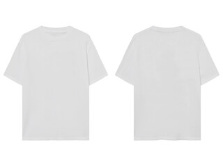Naklejka premium White turtleneck sweaters with ribbed cuffs and hems displayed side by side
