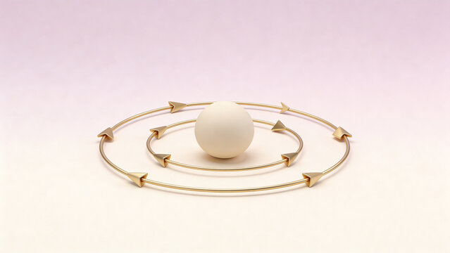 racing thoughts overthinking anxiety mental loop abstract psychology concept