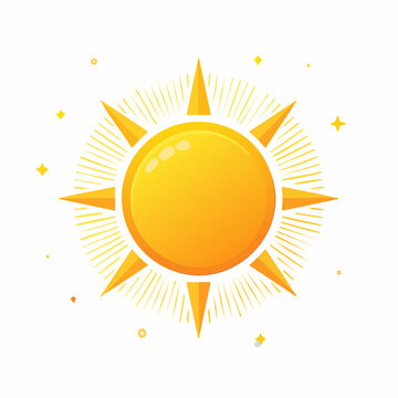 Sonne Icon Minimalistisch
