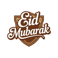 Obraz premium A vintage coffee label vector set featuring a quality brown stamp and grunge sticker design with a heart icon for a restaurant menu eid mubarak