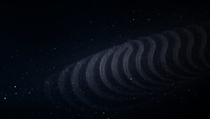 A stunning visual representation of a spiral galaxy in deep space