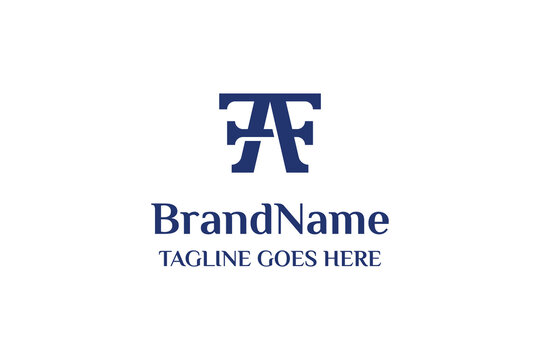 Letters FAF or FA Monogram Logo, for FAF AFF FFA FA AF Initials