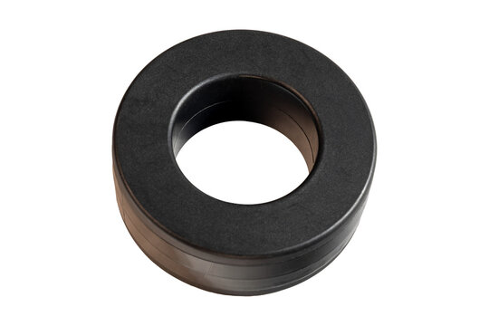 Ferrite toroidal core magnetic ring electrical circuit EMI suppression