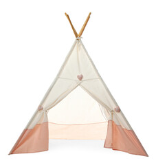 Stylish wigwam for child's room isolated on white © New Africa
