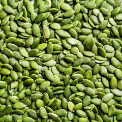 Pumpkin seeds as background