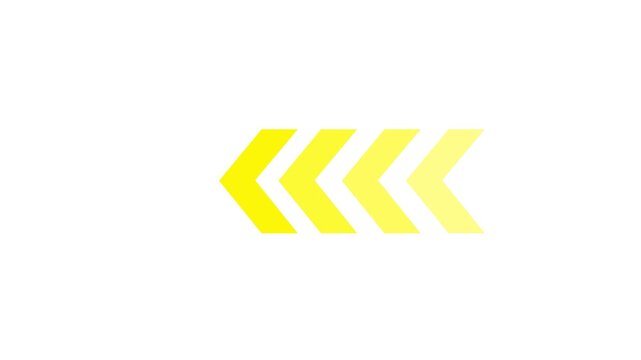 Left-directional arrow loop animation.4k video