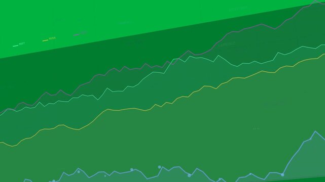 Left pulse sparking stacked area rising right, tilting, magenta marking latest on transparent