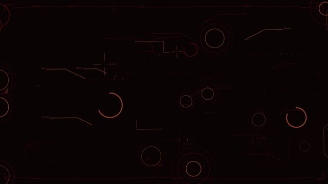Vertical video: Frame starting HUD elements rotating left arc on panel, ring pulsing, dots pulsing