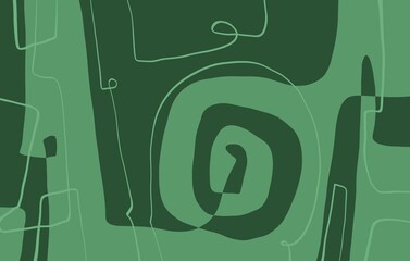 Abstract image for printing. Picture for modern interiors. The picture is painted by hand on a tablet. © neurostructure