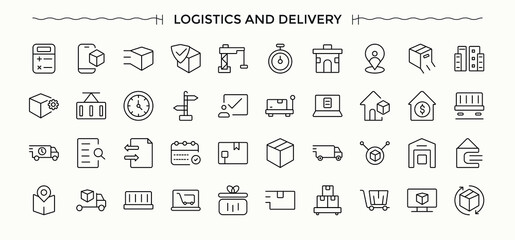Blocked vector line icon set. Includes thin line symbols protect, safe, lock, block, security and more. Block icon set. Icons for application. Editable stroke. Vector illustration.