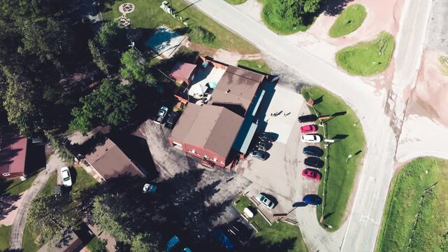 South Dakota countryside and hills in summer season, USA