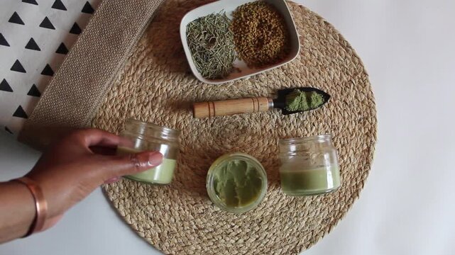 Rosemary Infused Hair Butter Close-Up