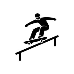 Skateboard Grinding icon  © Md