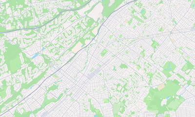 Fototapeta premium Plainfield New Jersey map