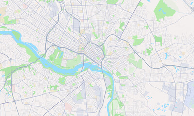 Fototapeta premium Richmond Virginia map