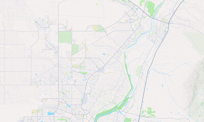 Obraz premium Rio Rancho New Mexico map