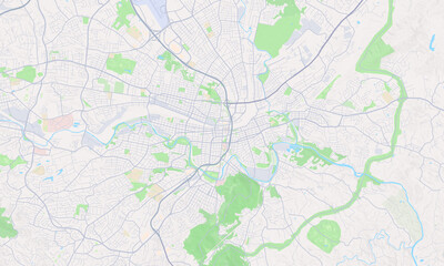 Fototapeta premium Roanoke Virginia map