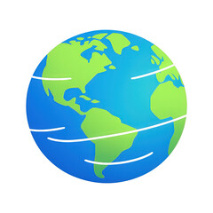Fototapeta premium PNG Colorful globe illustration PNG