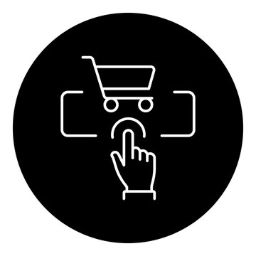 One Tap Checkout Transparent PNG icon, Fast and Secure Purchases with a Single Tap for Streamlined Shopping, Simplify E-Commerce Transactions with One-Touch Checkout Solutions icon