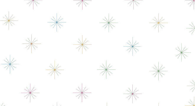 Gray starburst shapes on white.