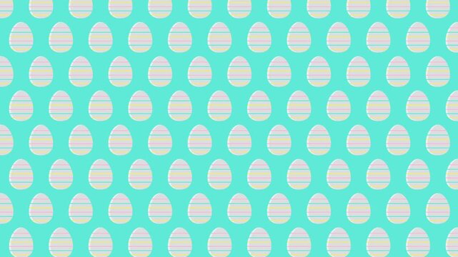 Delightful Easter egg pattern with vibrant pastel colors, perfect for festive holiday designs and backgrounds