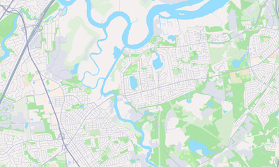 Obraz premium Sayreville New Jersey map