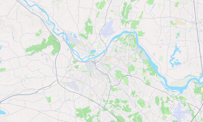 Obraz premium Schenectady New York map