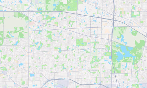 Schaumburg Illinois map