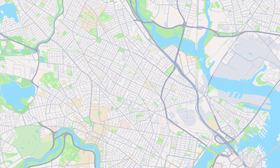 Obraz premium Somerville Massachusetts map