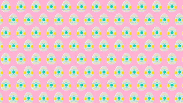 Easter egg pattern creates a delightful seamless background for festive holiday designs and spring celebrations