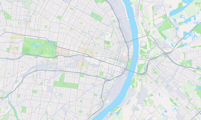 St. Louis Missouri map © Ben