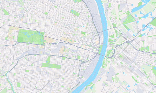 St. Louis Missouri map