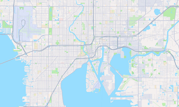 Tampa Florida map