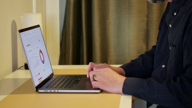 Business Intelligence Analyst Investigates Impact of Artificial Intelligence AI on Long-Term Corporate Revenue and Staffing Concept
