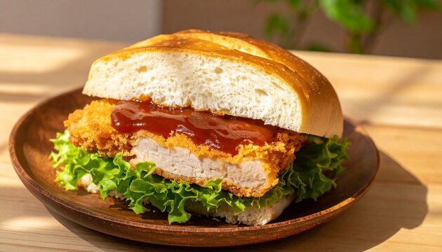 Japanese Katsu Sando with Tonkatsu Sauce