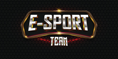 E sport team logo a dynamic and modern gaming branding design ©  SABBIR 
