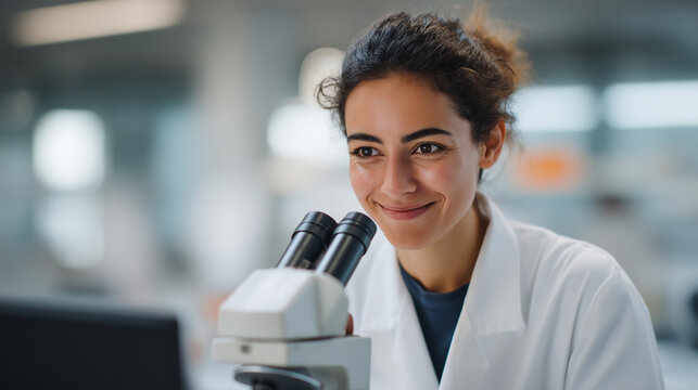 Pathology resident compares traditional microscope view with digital slide scanner display in teaching hospital lab, perfect for diagnostic education, technology adoption, and contemporary medical t