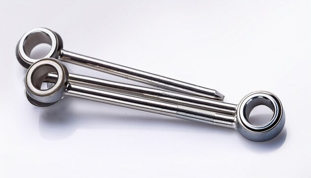 cotter pin key shaft key cotter pin pin or head on a white background