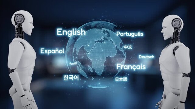 AI artificial intelligence bridges global language communication with multilingual virtual assistants, real-time languages translation, and digital tools for cultural connectivity. Epoch