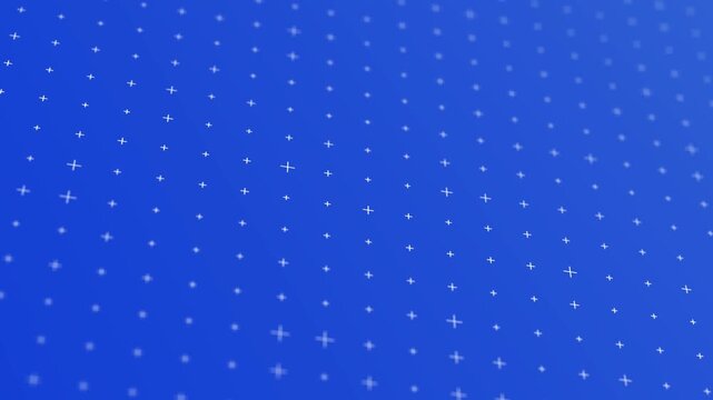 Abstract Blue Background with Cross Pattern Texture Animated Geometric Motion Loop 4K