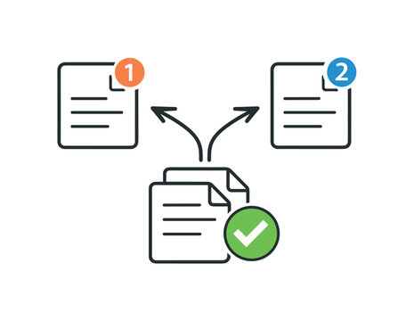 Optimistic concurrency control and version mismatch handling in distributed data systems during simultaneous updates, two simple document versions