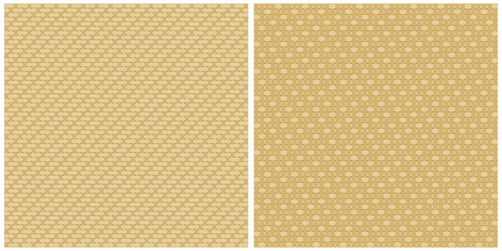 Natural fabric texture. Seamless patterns.