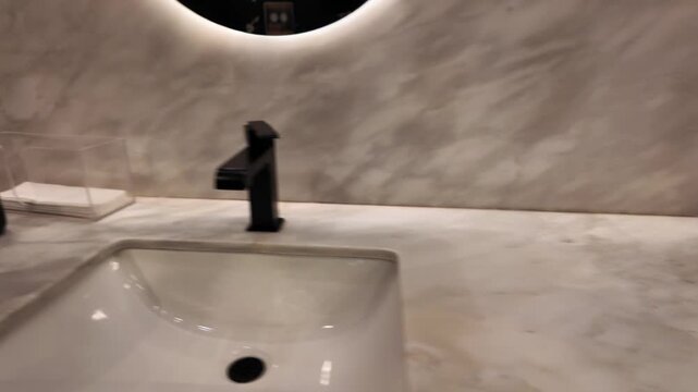 Luxury Sinks in Washroom With Sleek Design and Modern Features