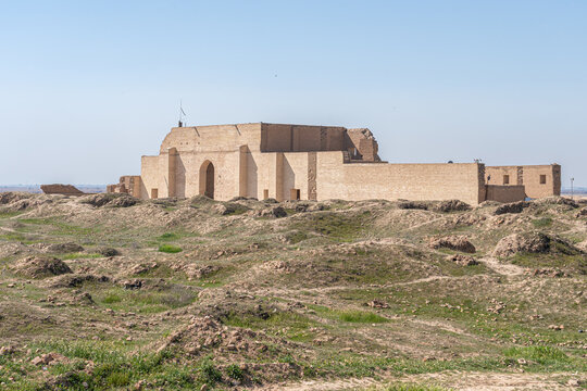 Remains of Abkhazian architecture from the Virgin Palace in Samarra, Iraq