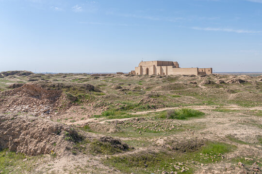 Remains of Abkhazian architecture from the Virgin Palace in Samarra, Iraq
