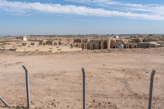 Remains of Abkhazian architecture from the Virgin Palace in Samarra, Iraq