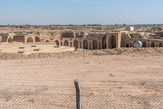 Remains of Abkhazian architecture from the Virgin Palace in Samarra, Iraq